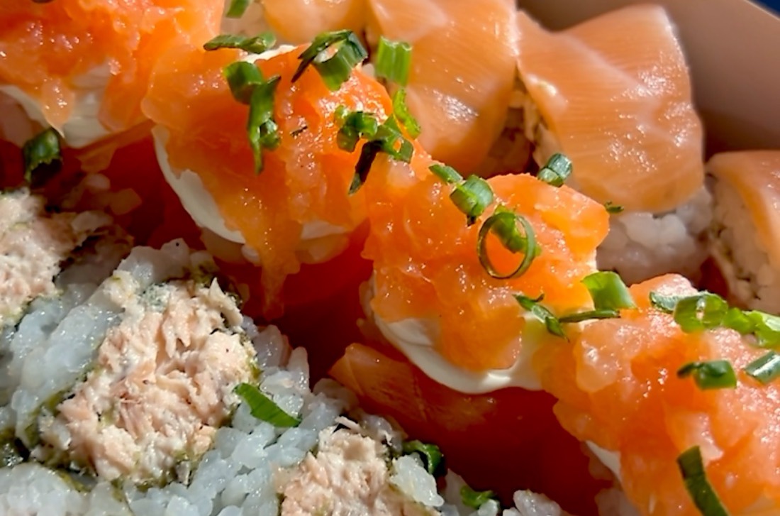 Nigiri de salmão